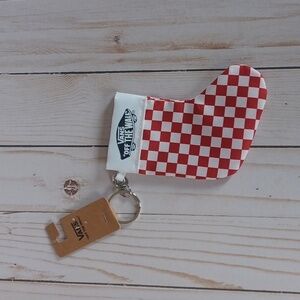 NEW Vans Mini Stocking/Keychain Red/White Checker Ornament NWT